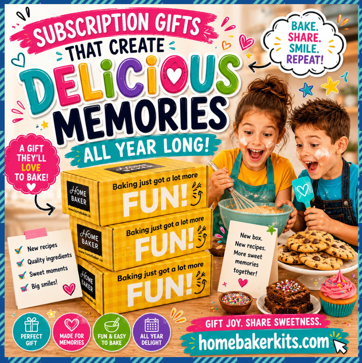 Subscription Gifts for Kids, Families & Employees | HomeBaker Baking ...