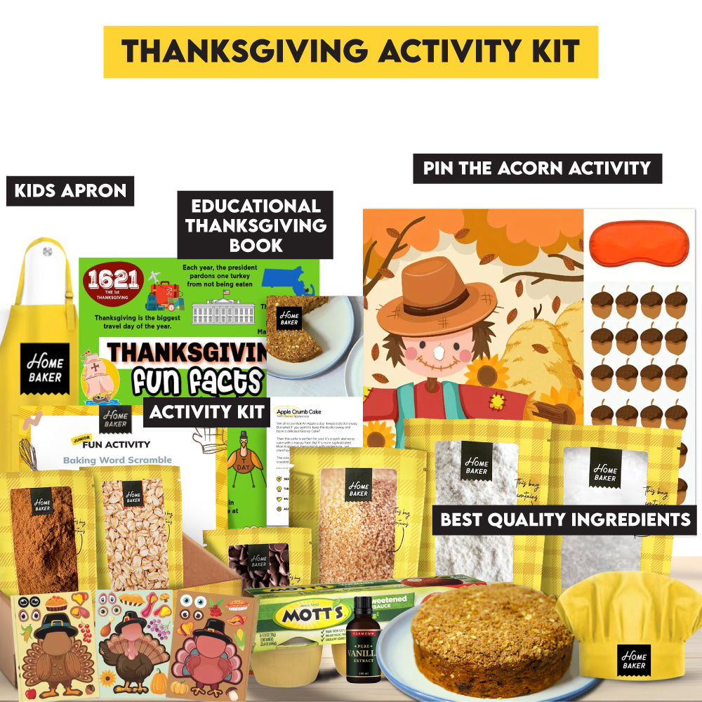 Thanksgiving Baking Activity Kit – Homebaker