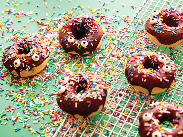 Kids Baked Donuts with Sprinkles and Googly Eyes Baking Kit